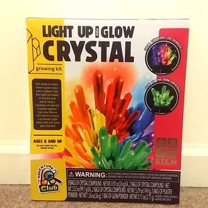 NEW UNOPENED Light Up Crystal Growing Kit LED Science Kids Christmas Gift Ideas